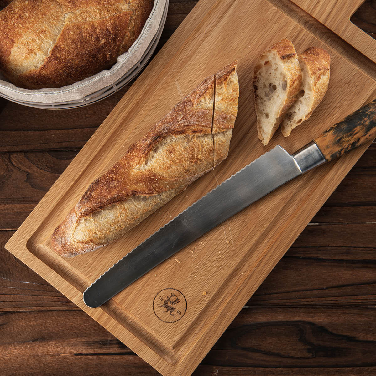 Brusletto Skärbärda med kant 50x23 cm natur