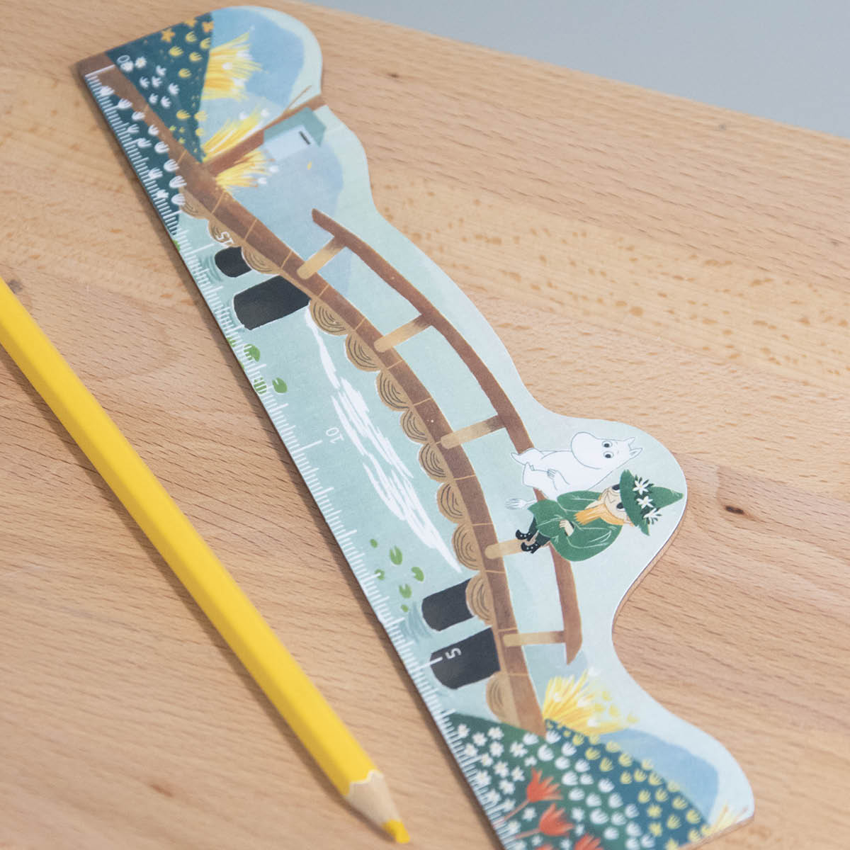 Pluto Mumin Linjal trä 20 cm Moomin imagine