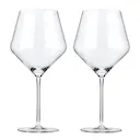 Raye Angled Bourgogne vinglas i kristall 62 cl 2-pack