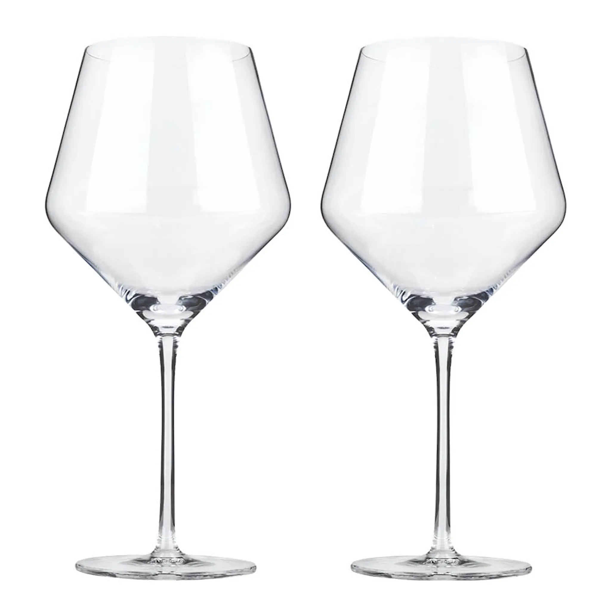 Viski Raye Angled Bourgogne vinglas i kristall 62 cl 2-pack