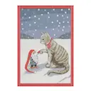 Vintervänner kökshandduk 35x50 cm