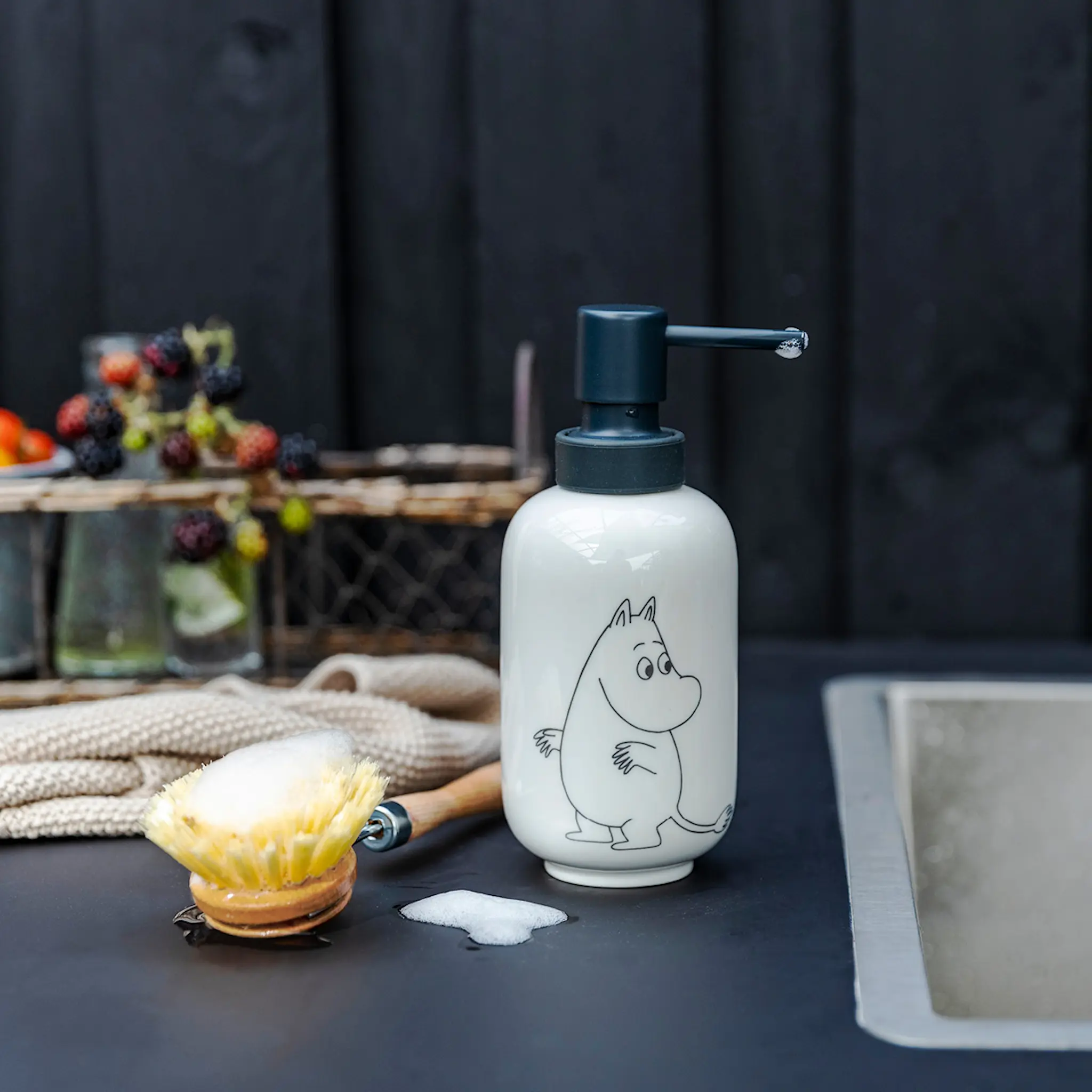 Dsignhouse x Moomin Mumin tvålpump 35 cl vit
