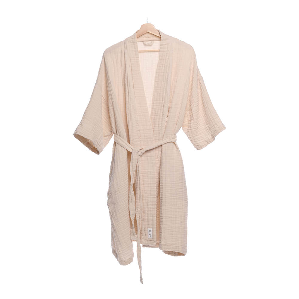 The Organic Company FINE badekåpe M/L stone