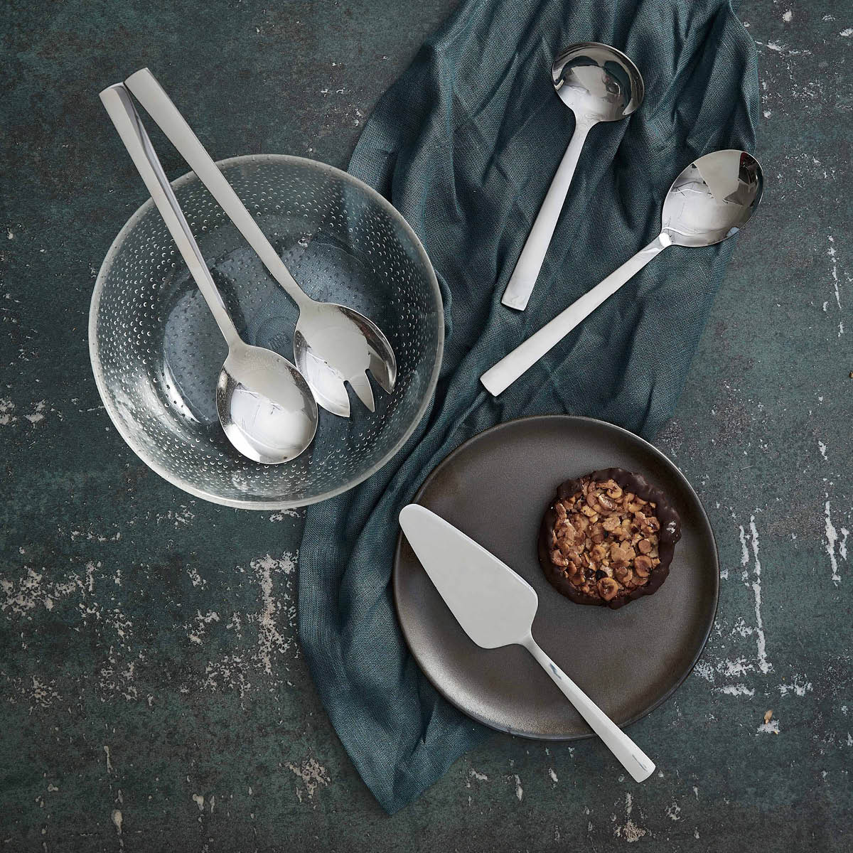 Aida RAW bestikksett 65 deler speilpolert stål