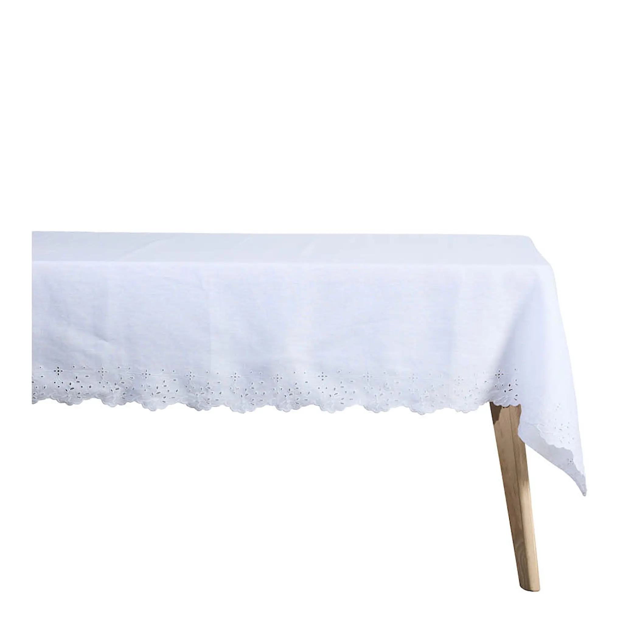 Lene Bjerre Anglaise duk 220x140 cm vit