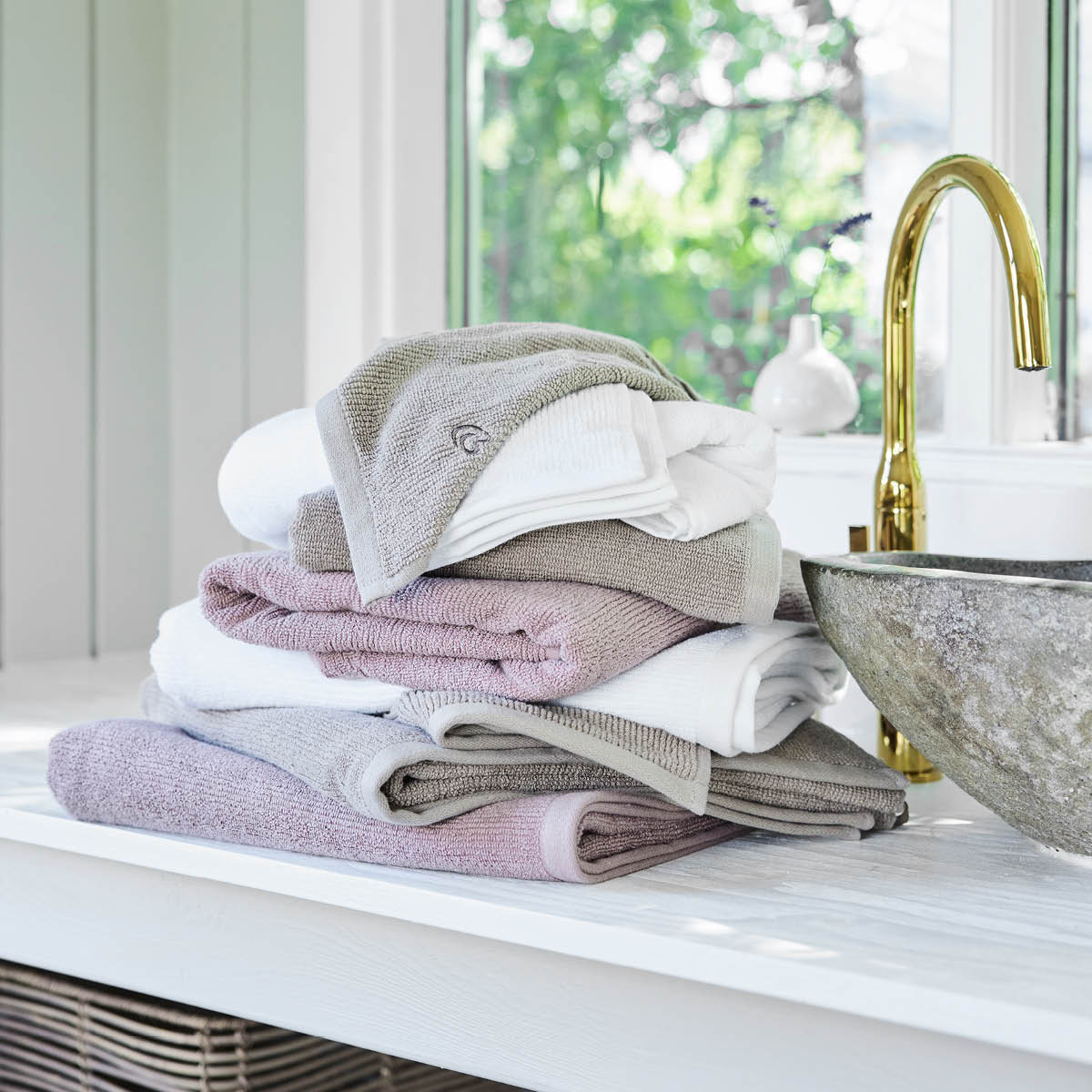 Lene Bjerre Molli Pyyhe 100x50 cm Valkoinen