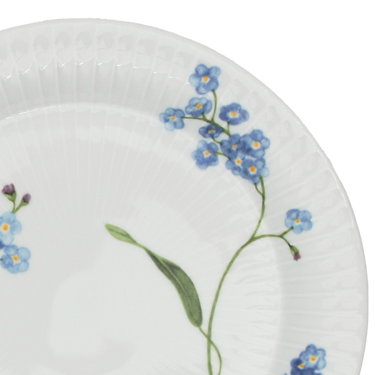 Kähler Hammershøi Summer tallerken 22 cm forget me not