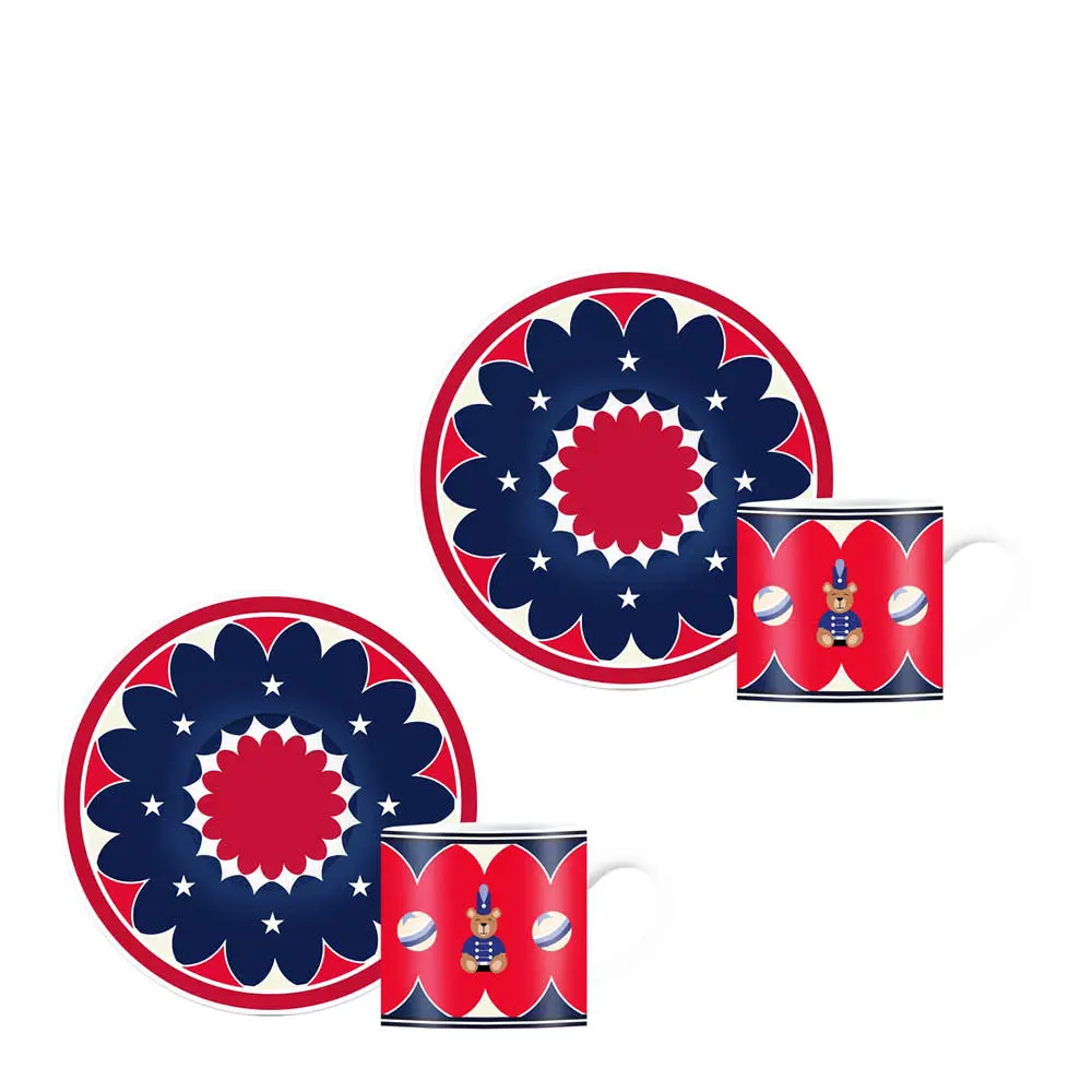 Joyful espressokopp m/underskål 4 deler 7 cl