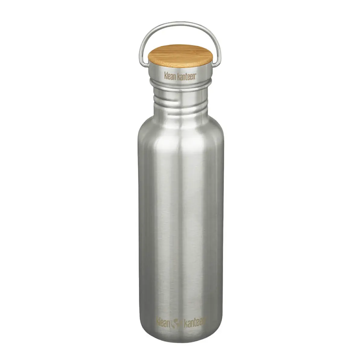 Klean Kanteen Reflect flaska 0,8 L med bambulock borstat stål