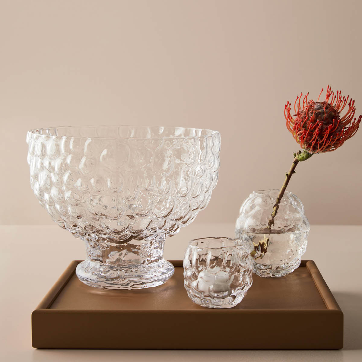 Kosta Boda Moss lykt 7,3 cm klar