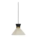 Cord lampa 20 cm svart