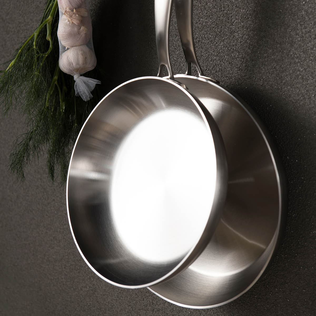 Modern House Chef Ørjan stekpanna 24 cm borstat stål