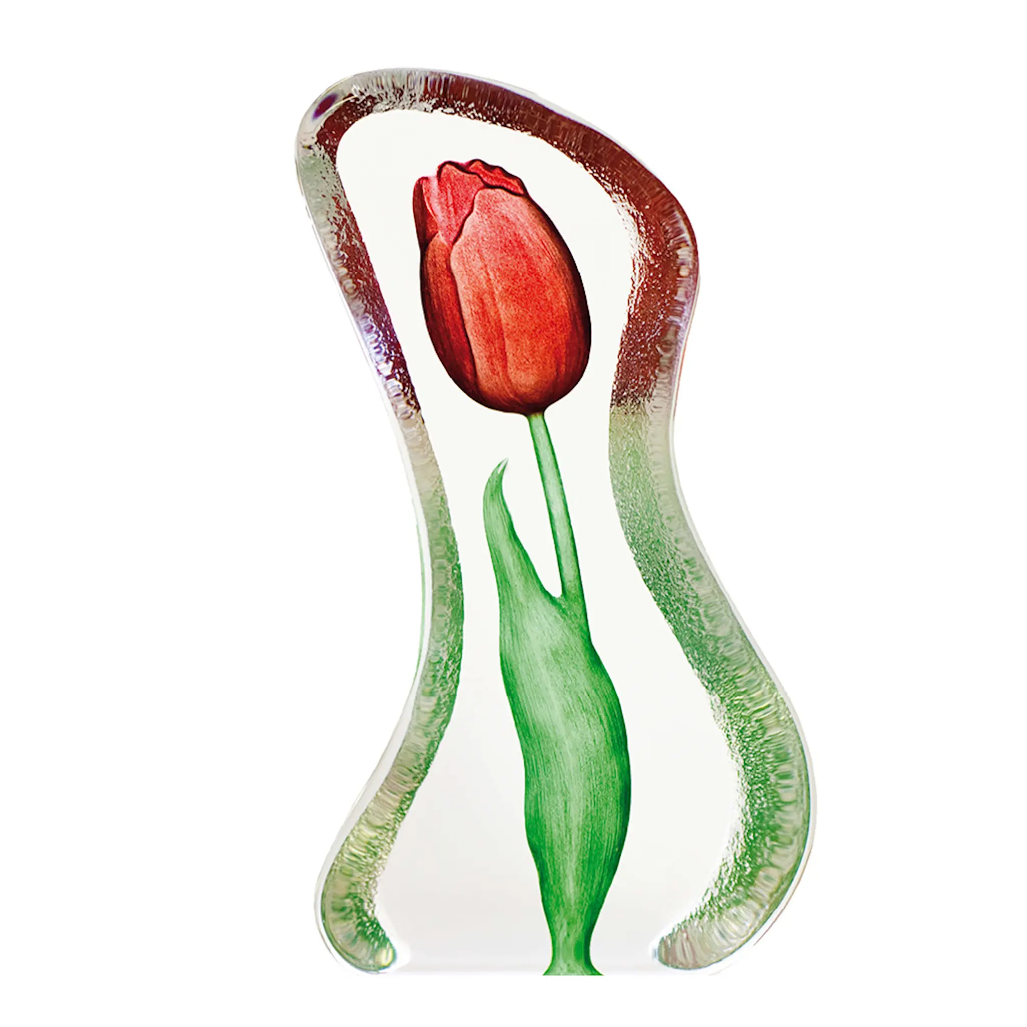 Målerås Floral Fantasy Tulpan Skulptur 13,5 cm Röd
