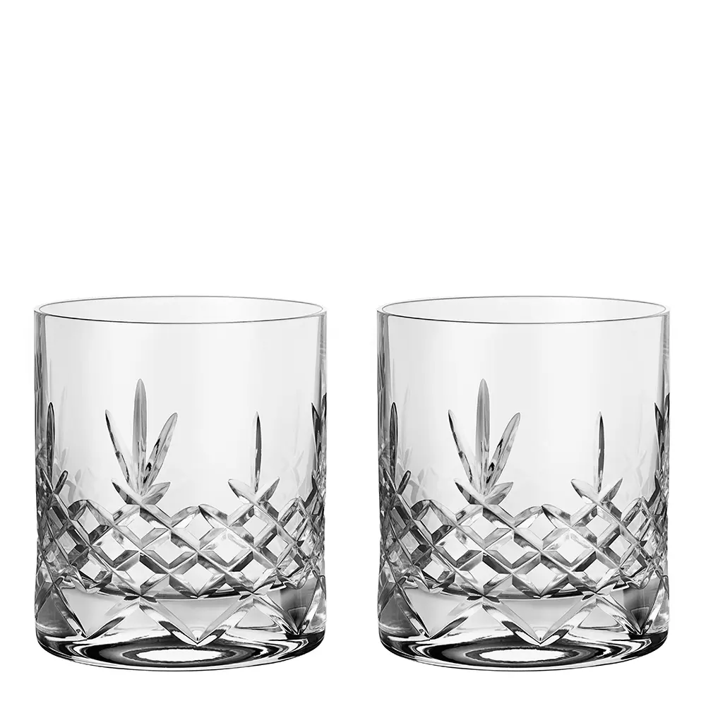 Crispy Lowball Lasi 38 cl 2 kpl Kirkas