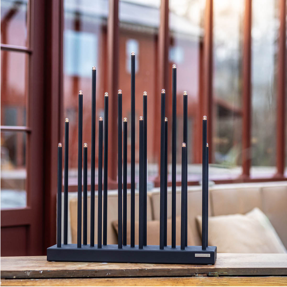 Smak Design Elflugan Ljusstake Grande 50x12,5 cm Kolsvart