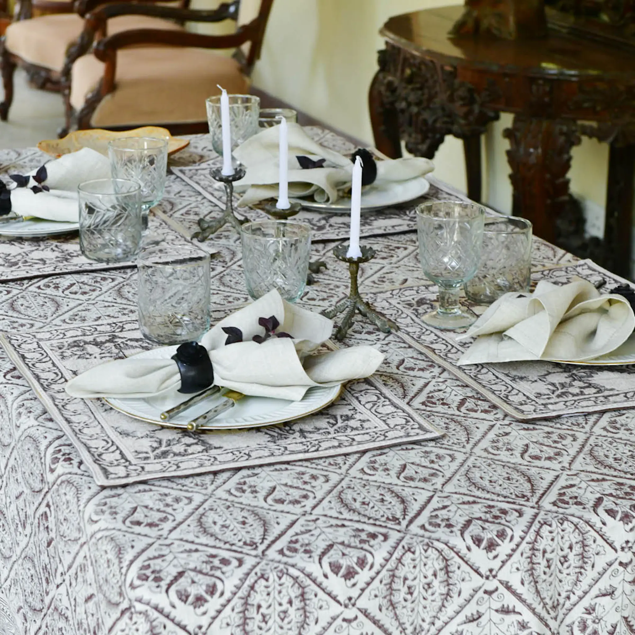 Chamois Jaipur linduk 150x350 cm brun hover