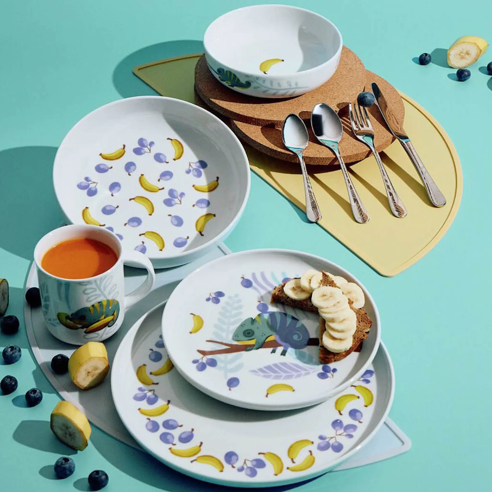 Thomas Jungle Lautanen 19 cm Kameleontti