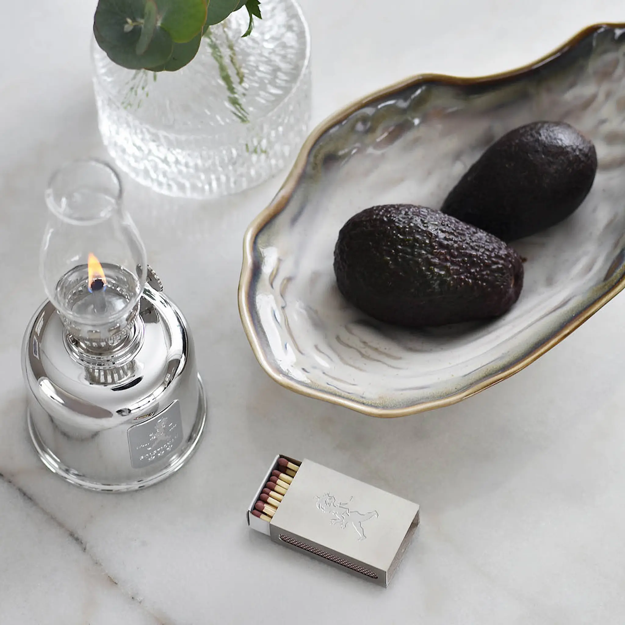 SOLSTICKAN Tulitikkurasia 5,6x,5x1,8 cm Hopea