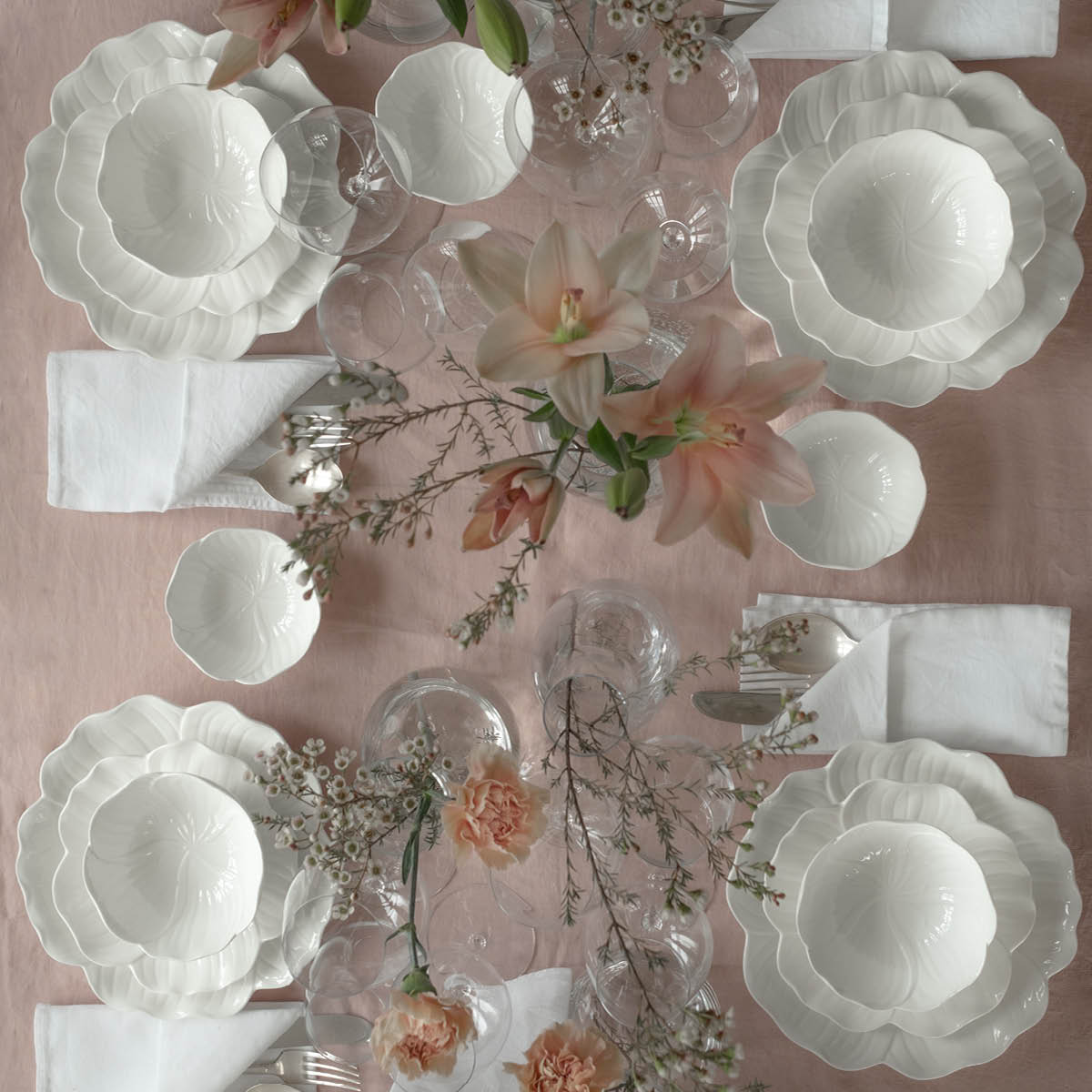 Stiernholm Flora tallerken 25 cm hvit