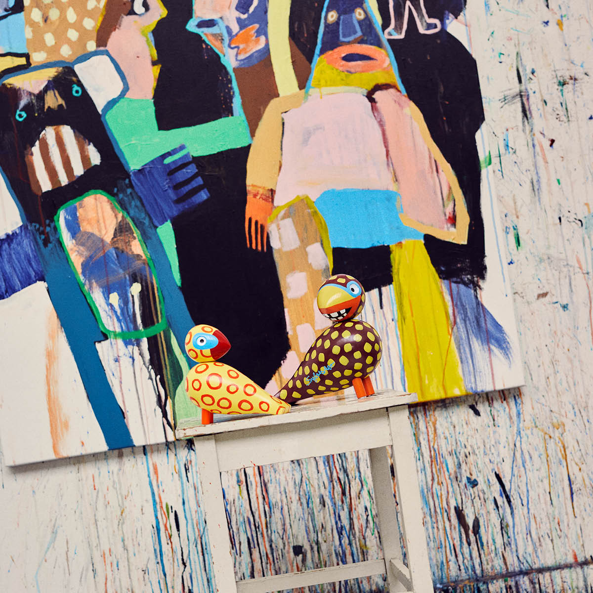 Kay Bojesen Denmark Sangfugl x Leif Sylvester 2025 15,5 cm blue eyes