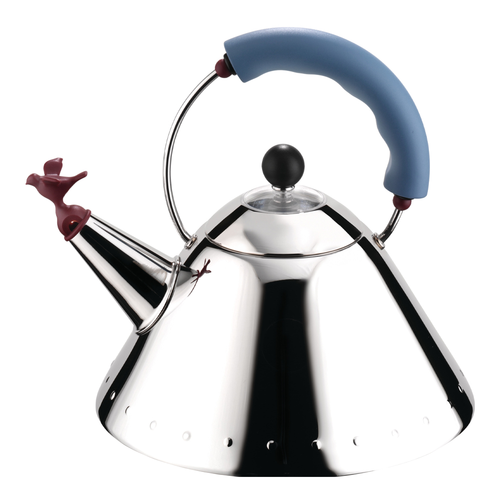 Alessi - Kettle Vesipannu 2 L Bird Vaaleansininen