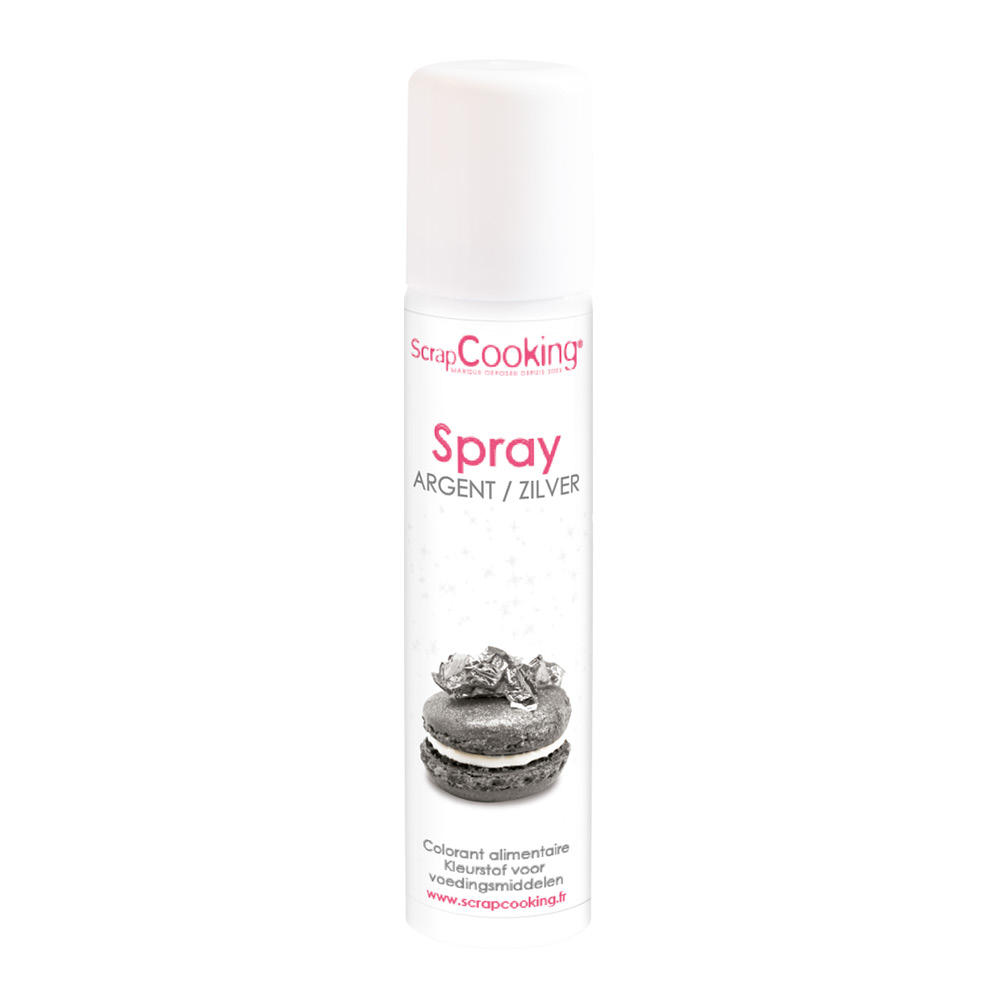 ScrapCooking Färgspray 40 ml silver