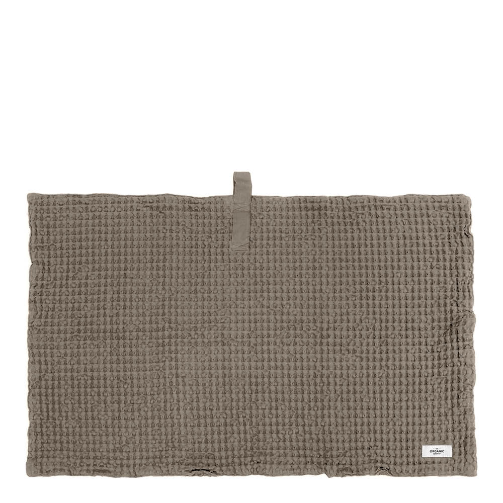 The Organic Company - Big Waffle Kylpyhuoneen matto 80x55 cm Clay