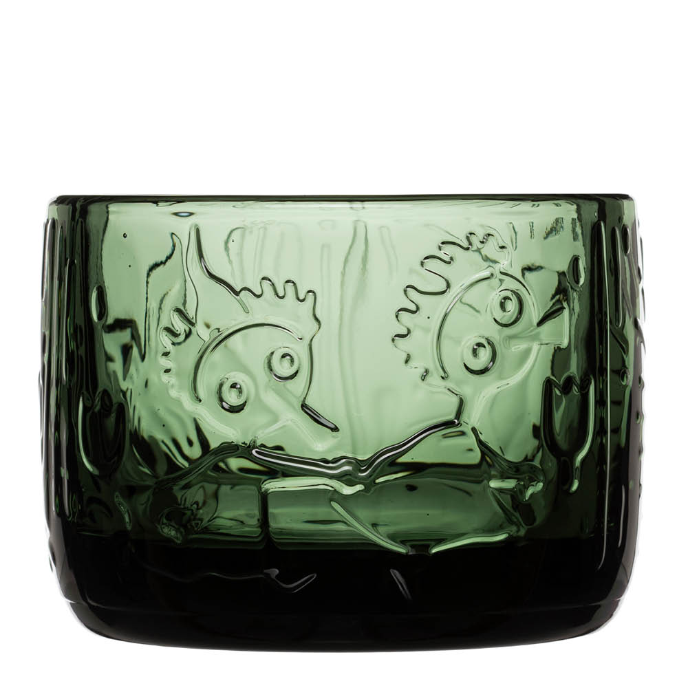 Moomin Iittala Mummi lyslykt 5,8 cm furugrønn