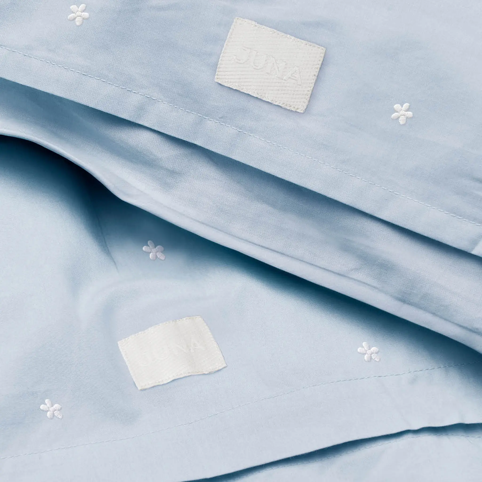 Juna Daisy påslakanset junior 100x140 cm ljusblå