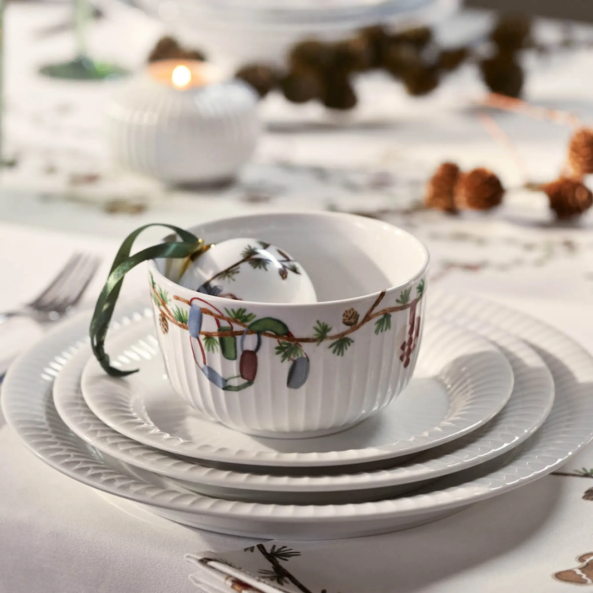 Kähler Hammershøi Lautanen 19 cm Valkoinen