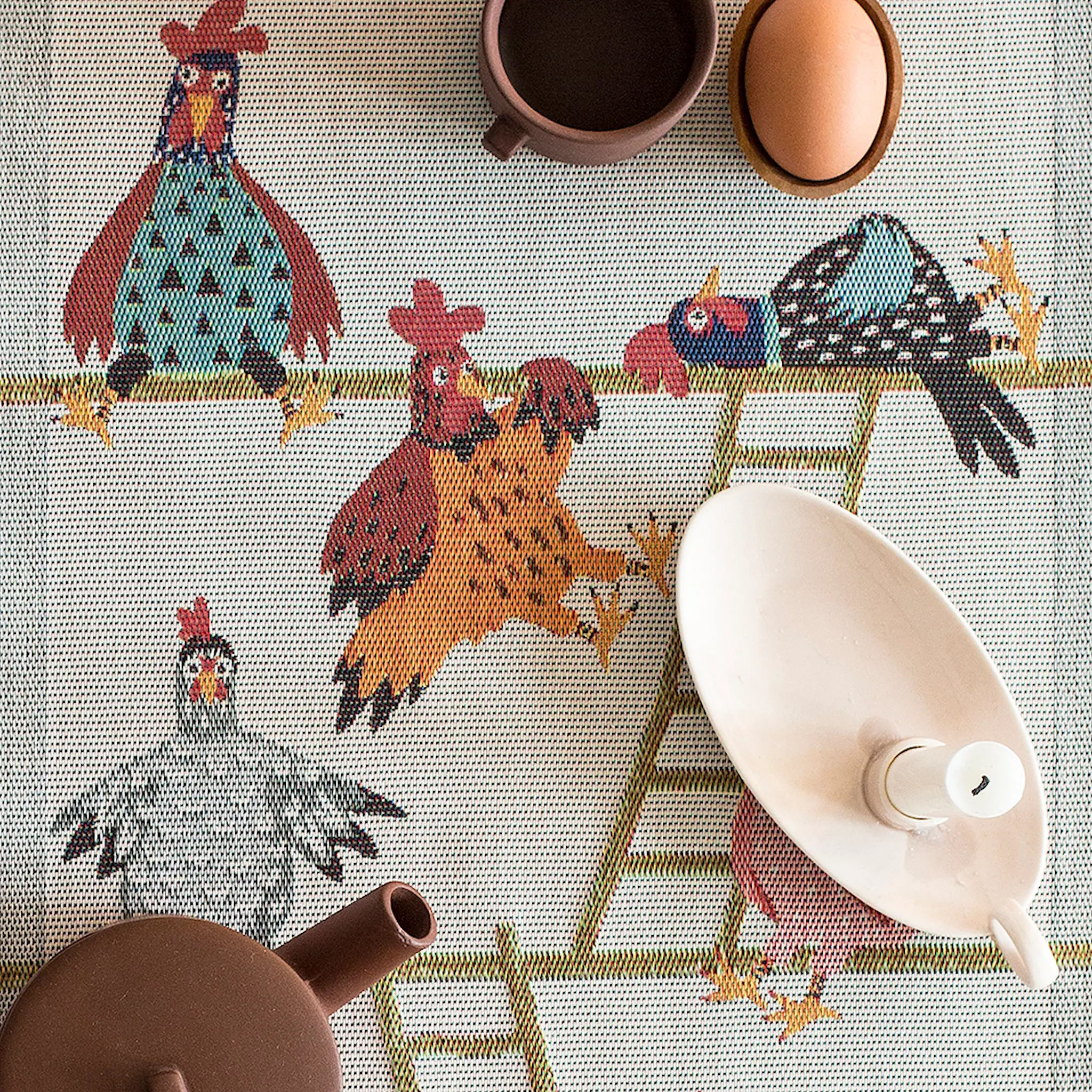 Ekelund Hönshus handduk 35x50 cm