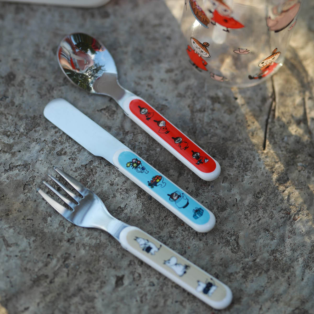 Rätt Start Mumin barnbestick 3 delar Mumin/Lilla My