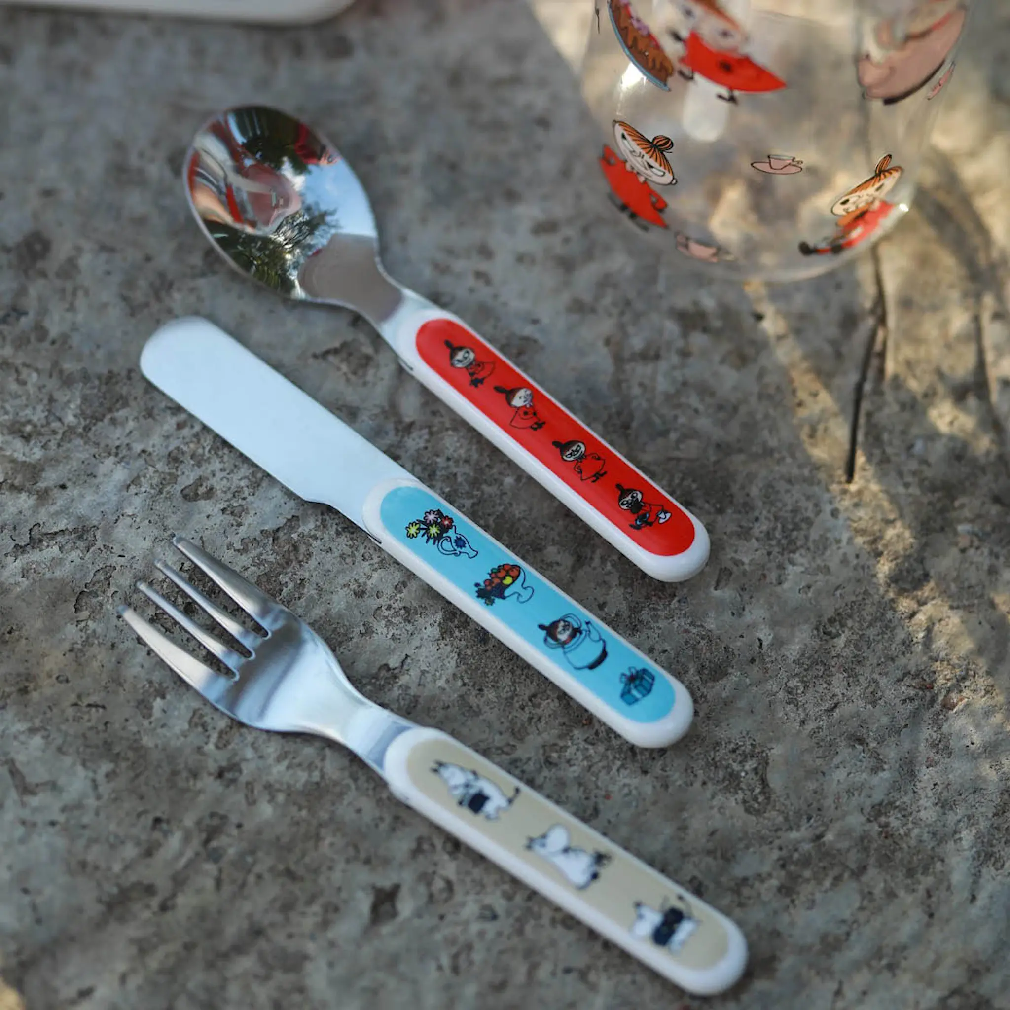 Rätt Start Mumin barnbestick 3 delar Mumin/Lilla My