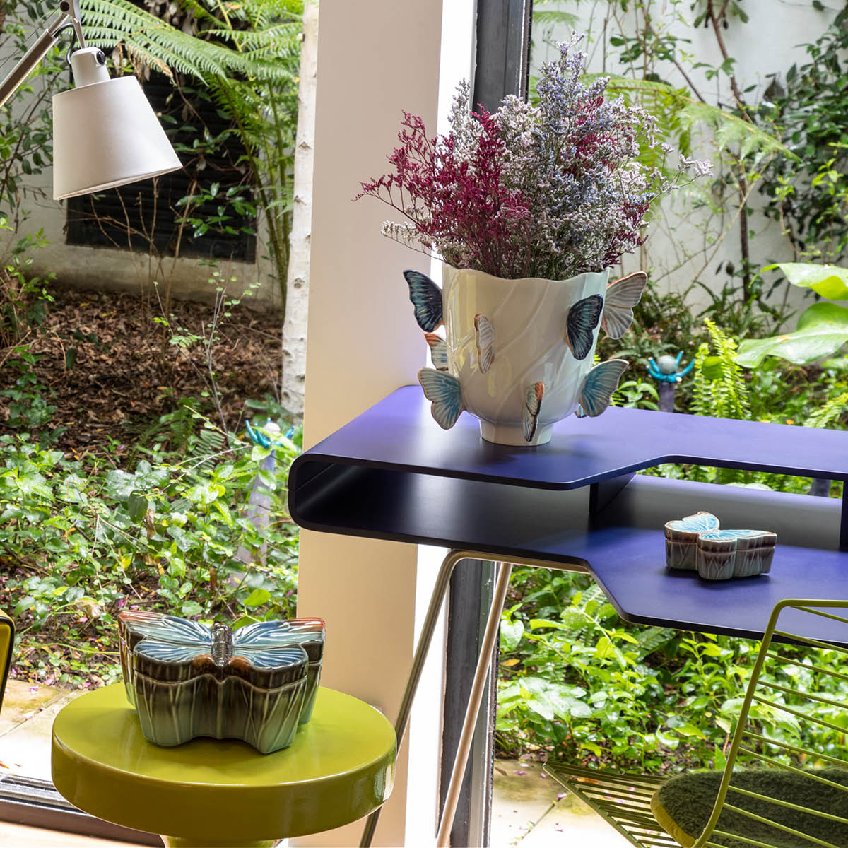 Bordallo Pinheiro Cloudy Butterflies vas 45 cm