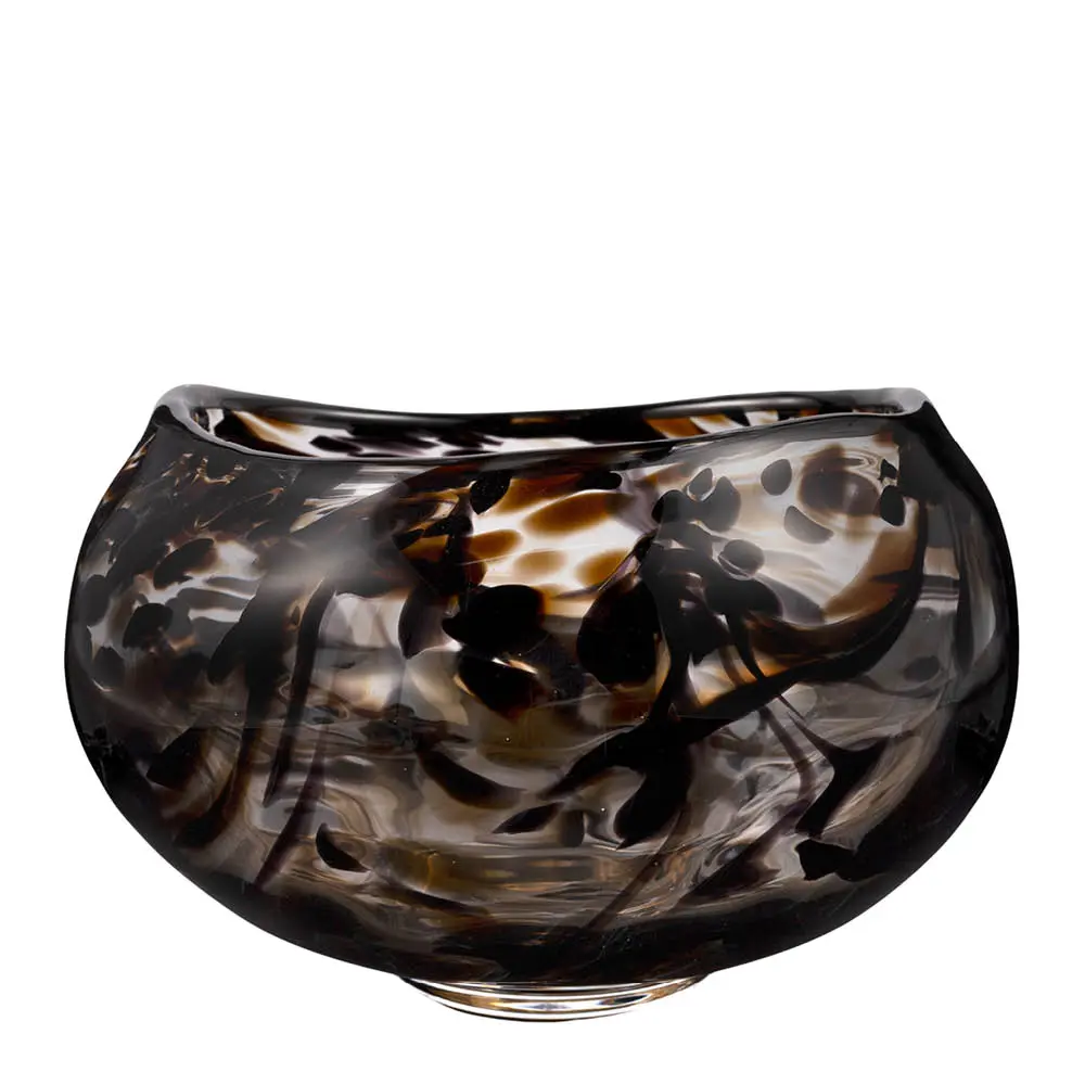Art skål 23 cm svart