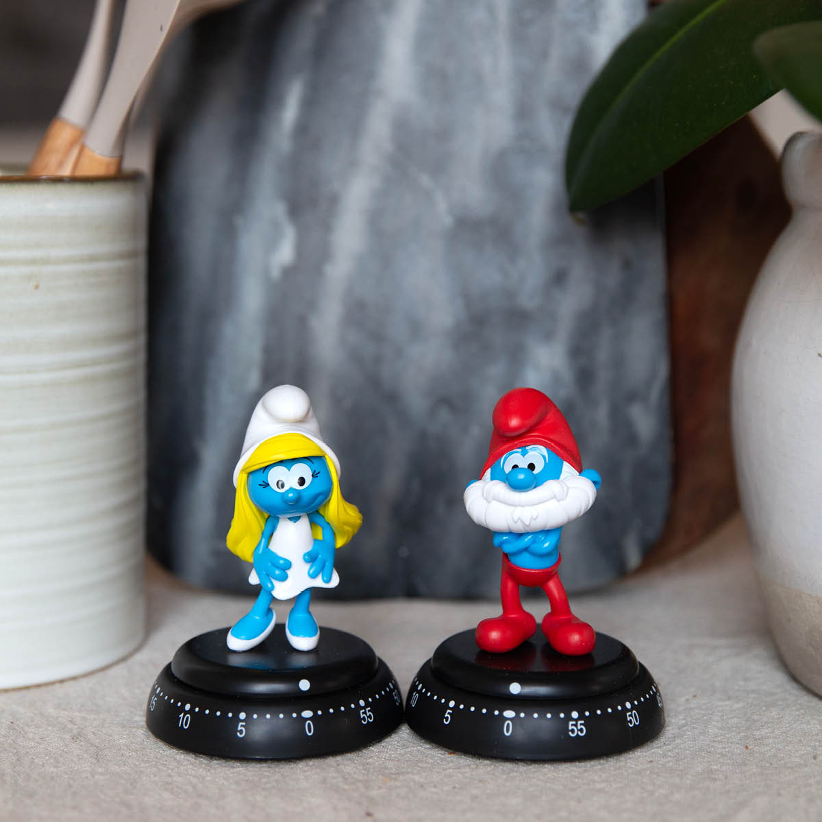 Bengt Ek Mekanisk timer Smurfen blå