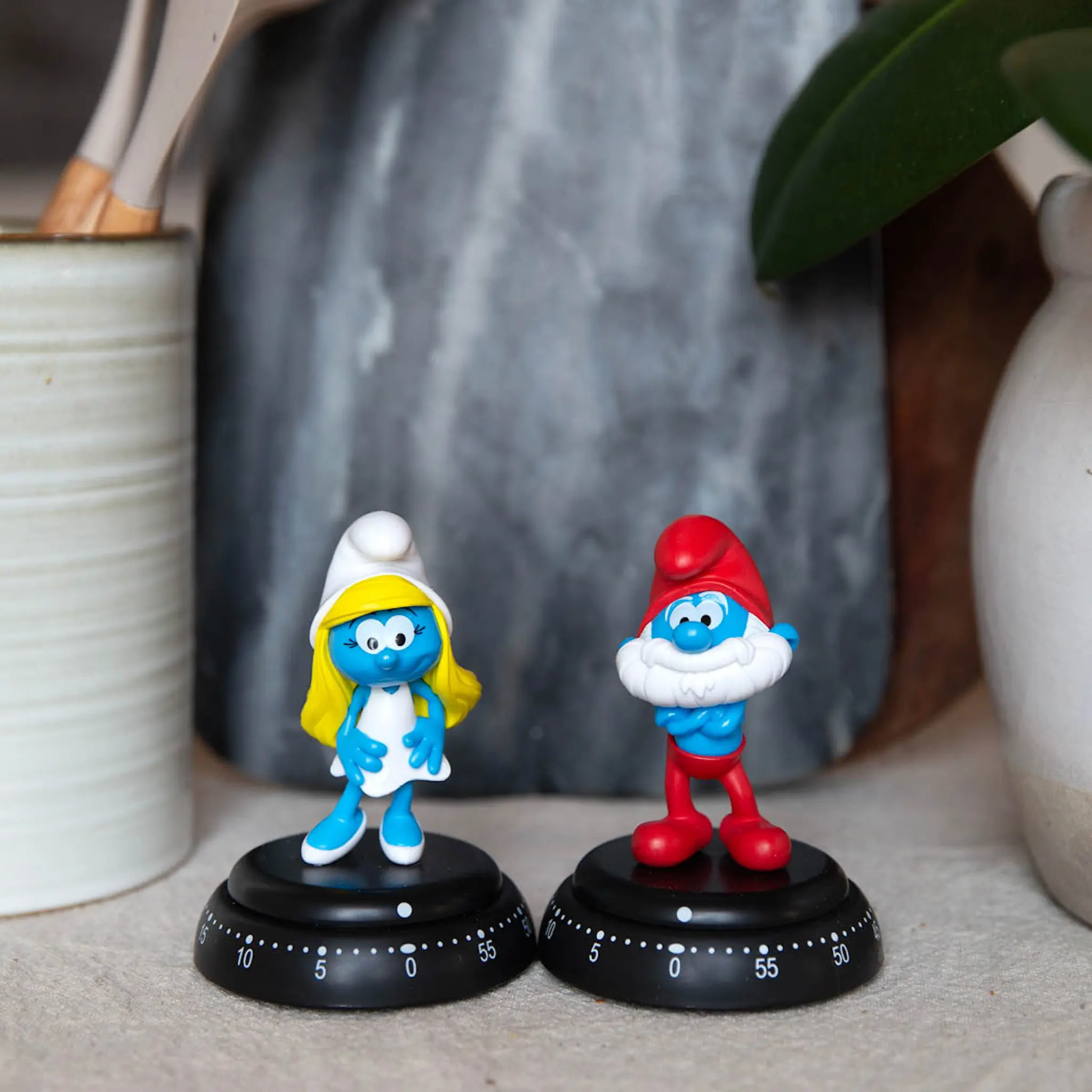 Bengt Ek Mekanisk timer Smurfen blå