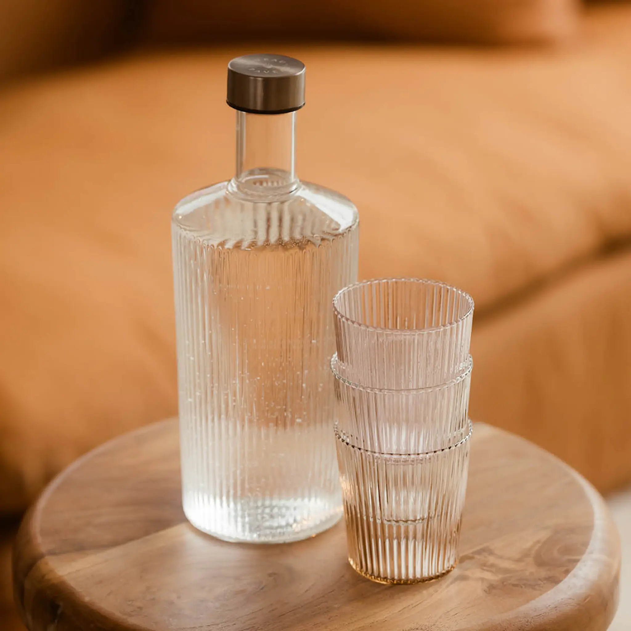 Paveau Ribbed Elegance glas White Haven 25 cl klar