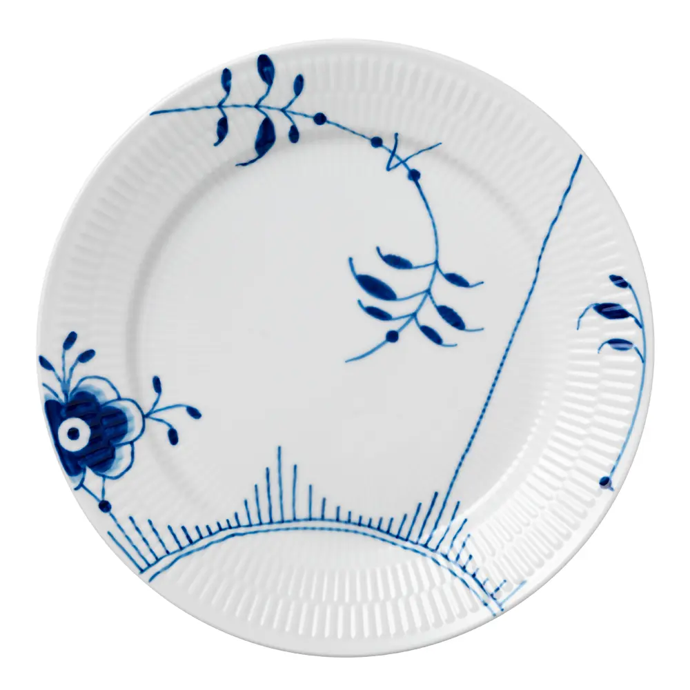 Blue Fluted Mega Lautanen 27 cm kuvio 2