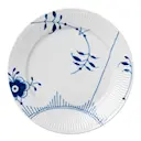 Blue Fluted Mega Tallrik flat 27 cm dekor 2