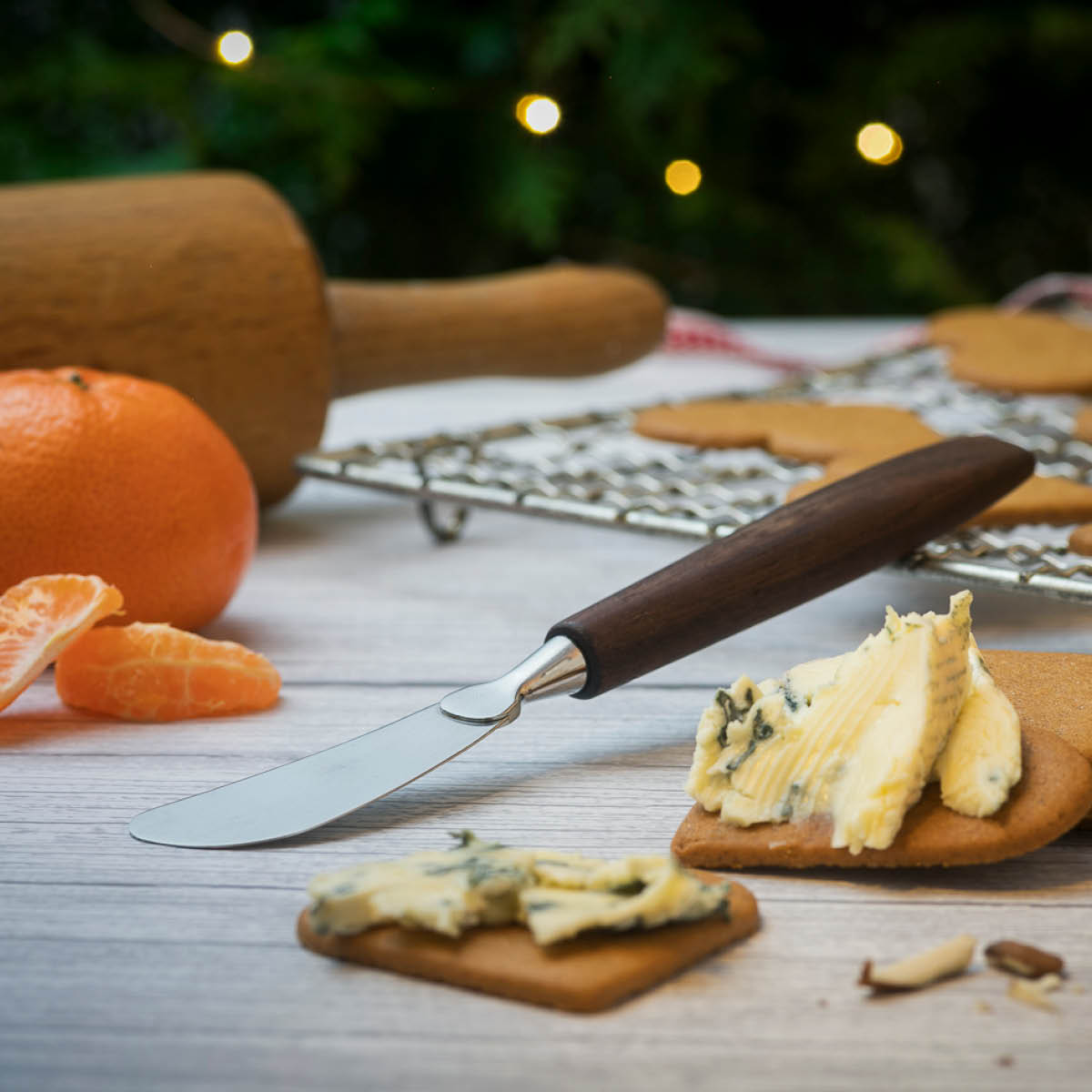 Bjørklund Valnøtt Voiveitsi 18 cm Teräs/Pähkinäpuu