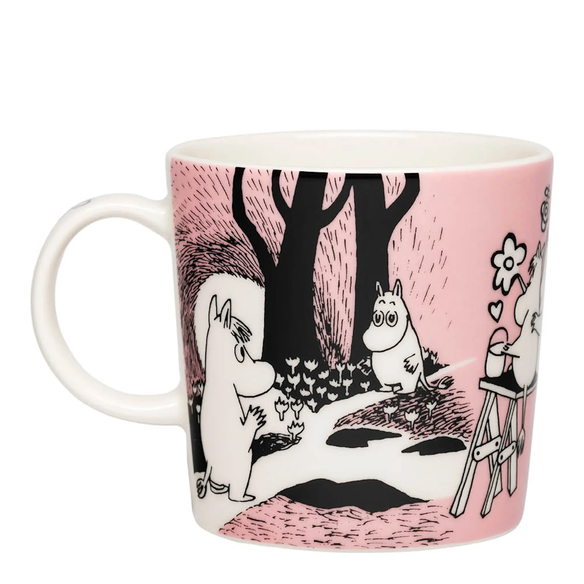 Moomin Arabia Muminmugg 30 cl Kärlek rosa 30 år presentask