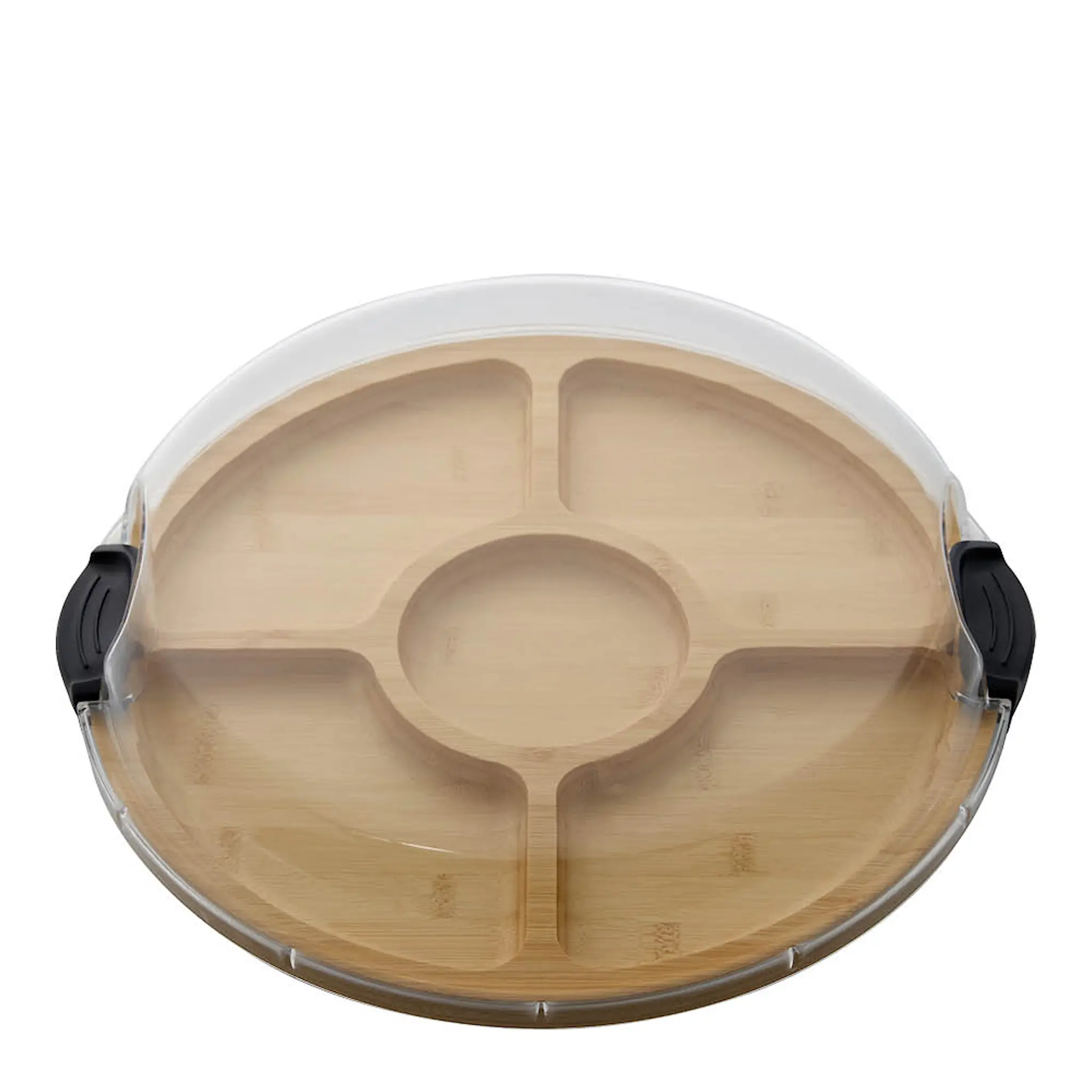 Farberware Build-a-Board Tarjoiluastia kannella 35,5 cm Kirkas/Bambu