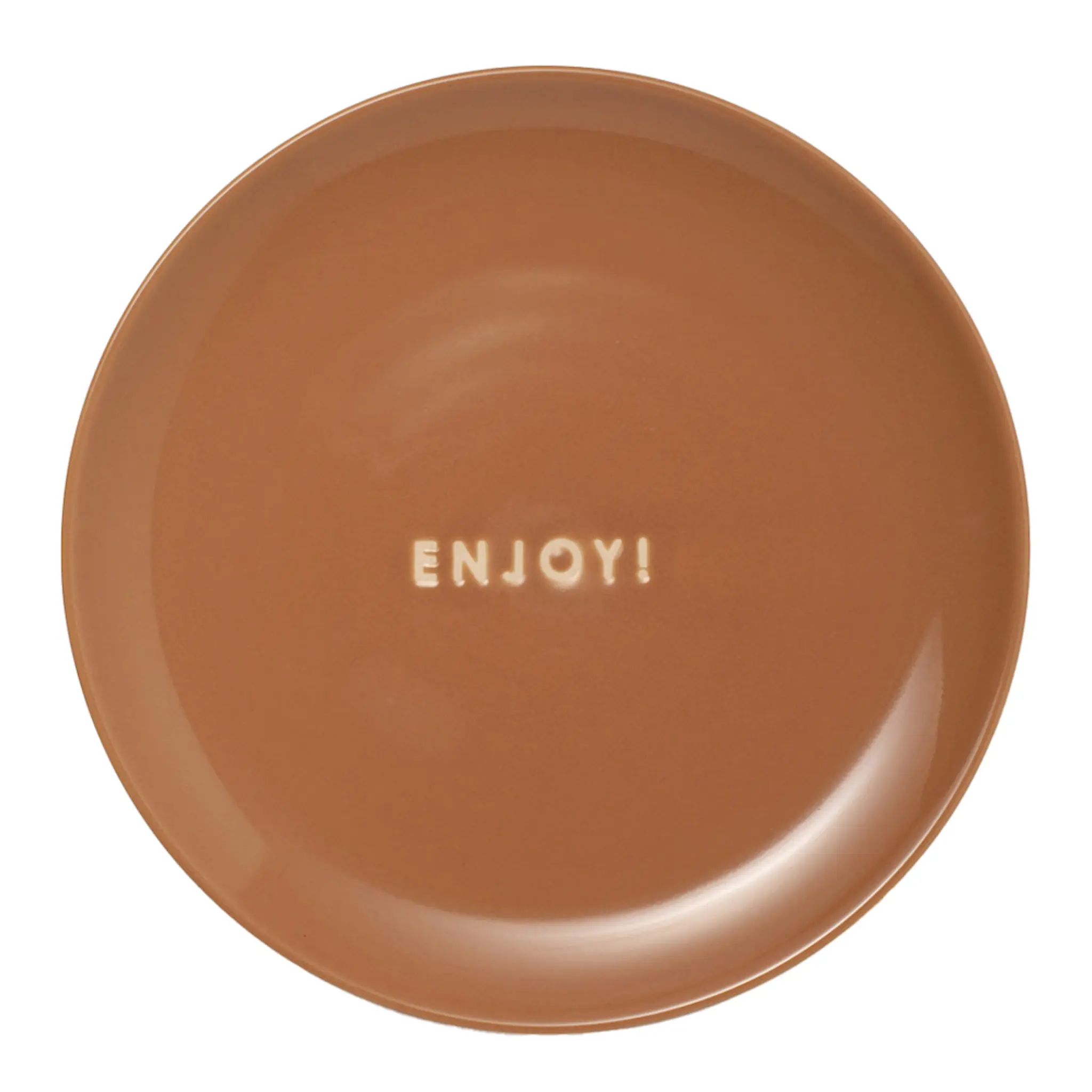 Vondels Autumn Elegance assiett 16 cm ENJOY! terrakotta