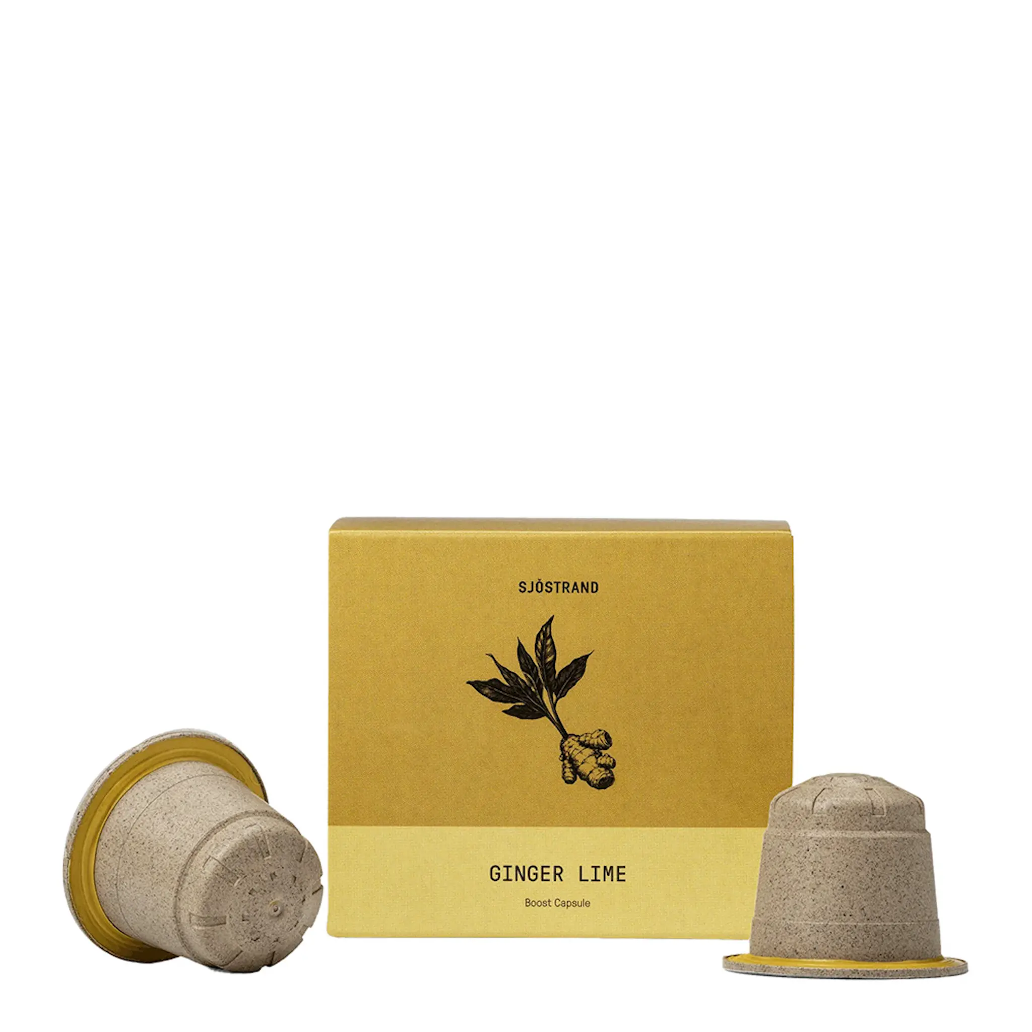 Sjöstrand Boost kapslar 10-pack ginger-lime