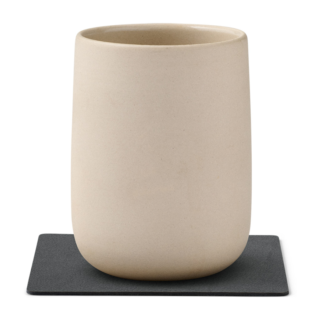 LIND DNA Square Nupo Lasinalunen 10x10 cm Anthracite