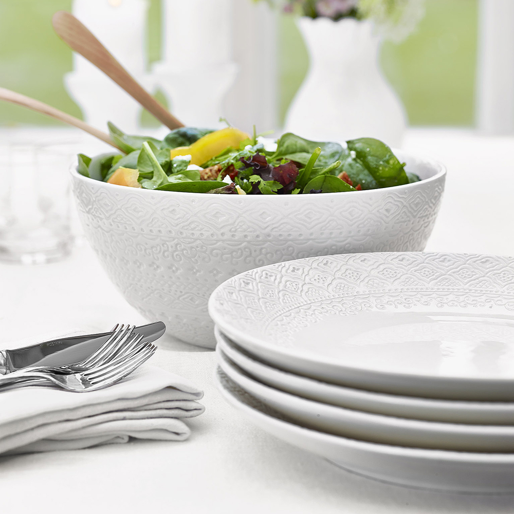 Cult Design Orient Tallrik flat 27 cm Vit