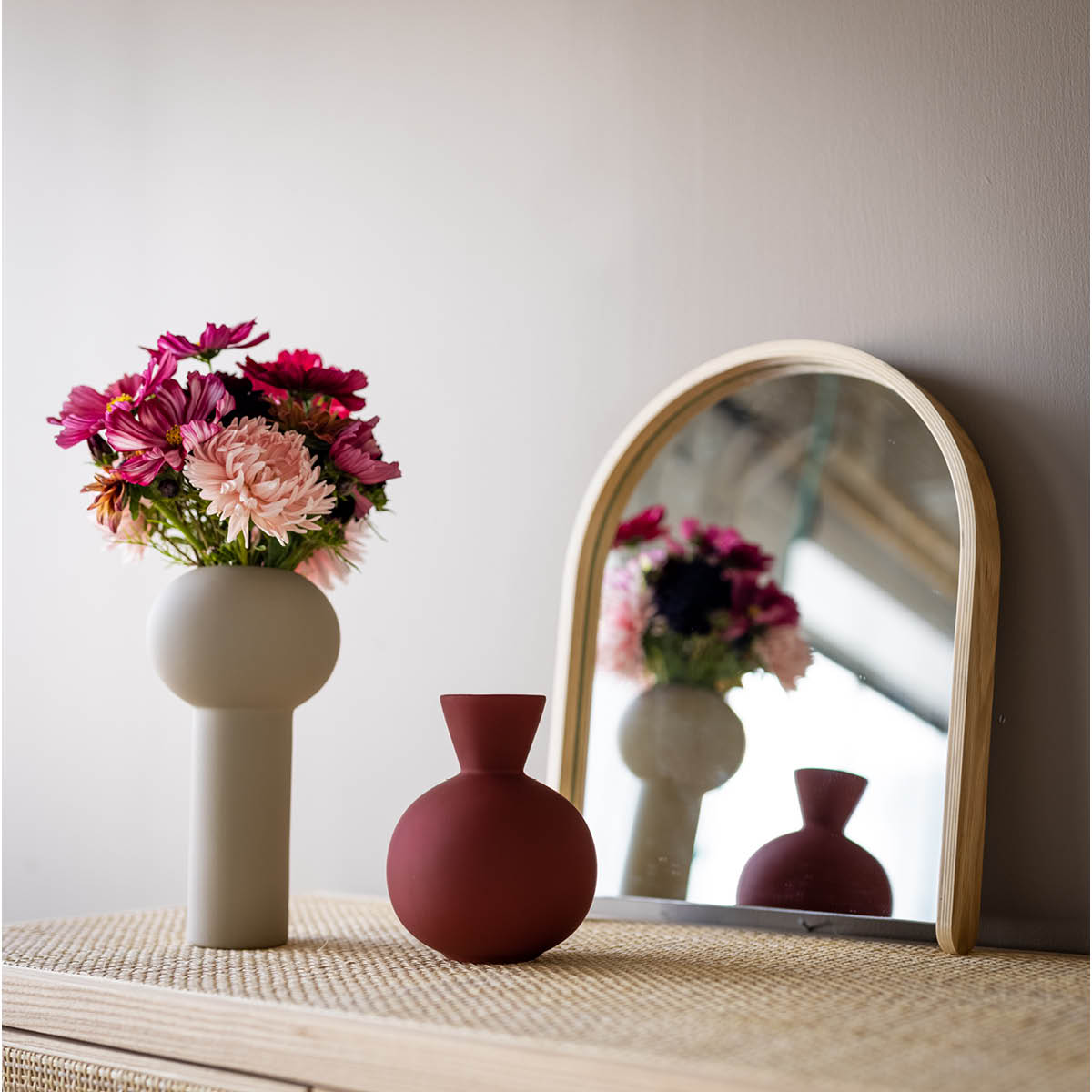 Cooee Pillar Vas 24 cm Sand