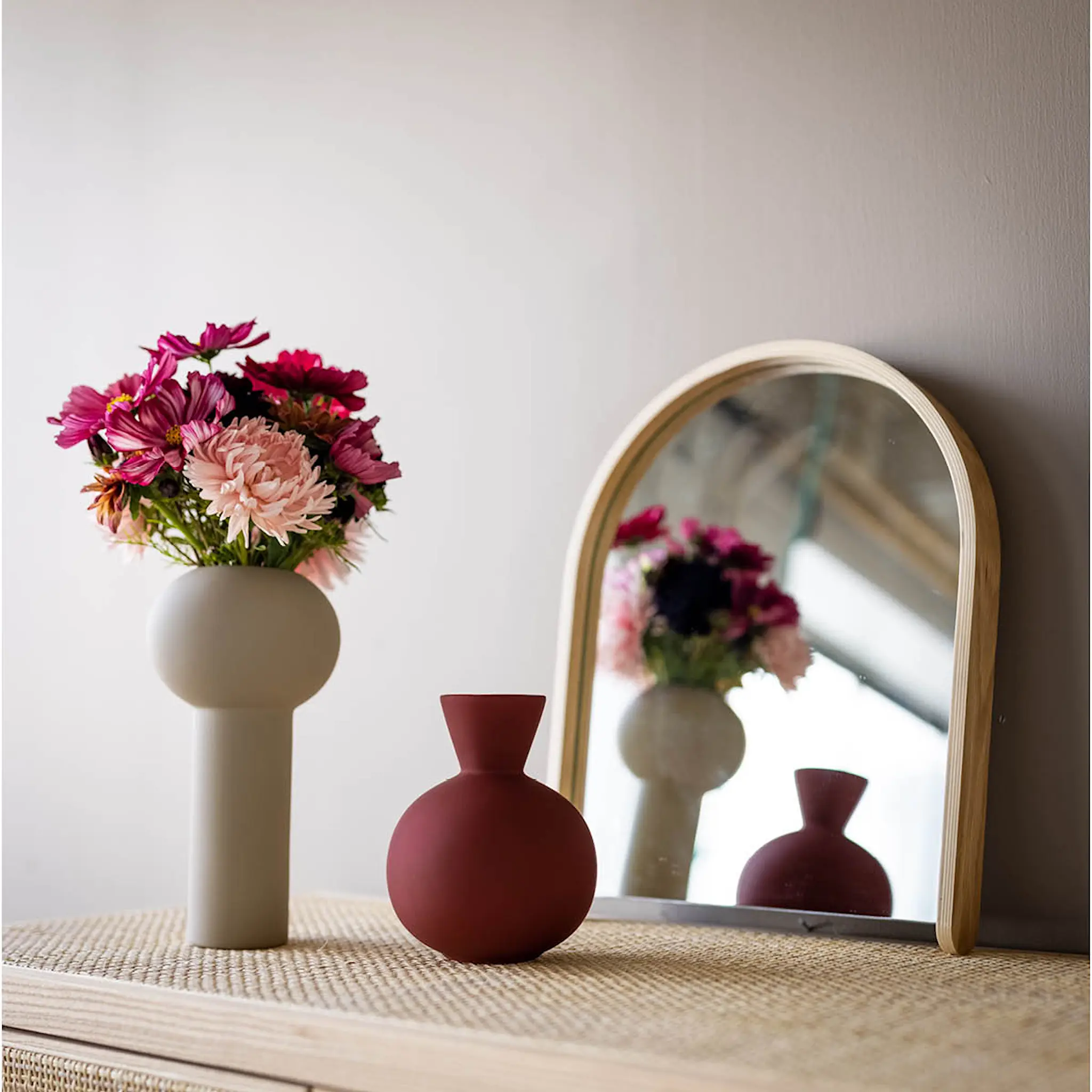 Cooee Pillar Vas 24 cm Sand
