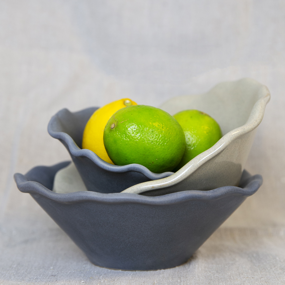 Gerbera Provence fruktskål 17 cm beige